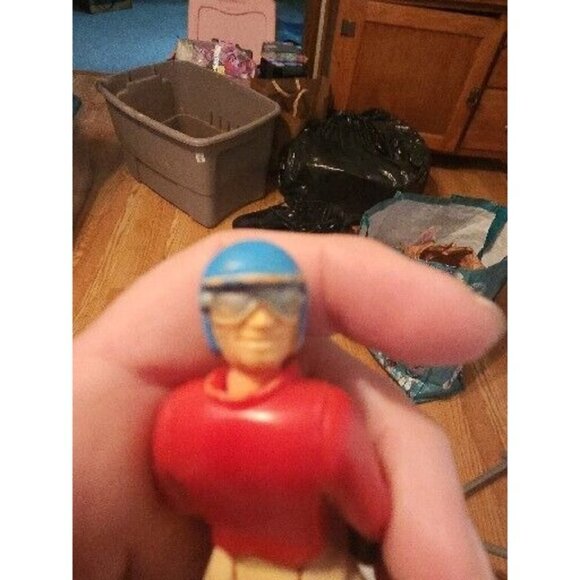 Vintage -1974 Fisher Price Adventure People Racing  Figure 4" Tall Lot Of 2 - Picture 5 of 5